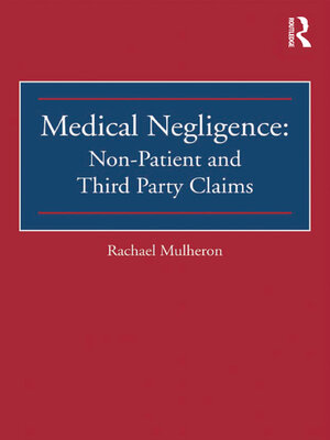 cover image of Medical Negligence
